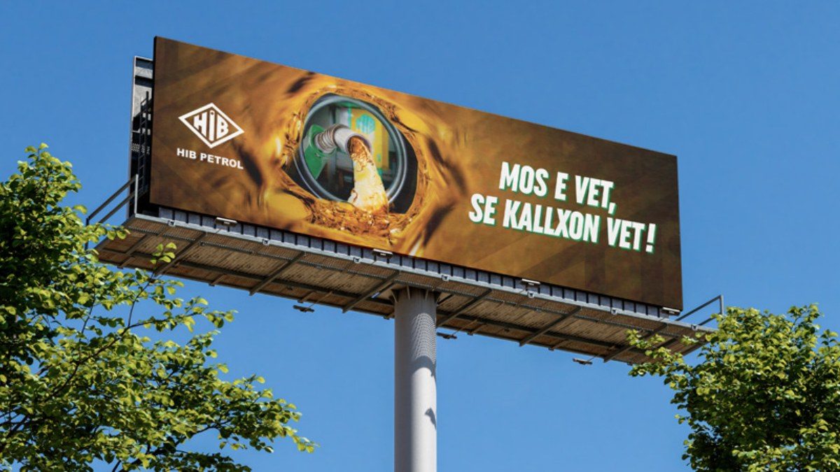 HIB Petrol billboard